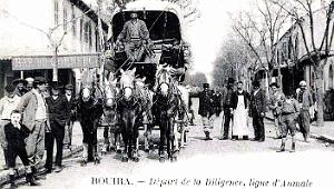 1490- Bouira - Depart2 de la Diligence pour Aumale
